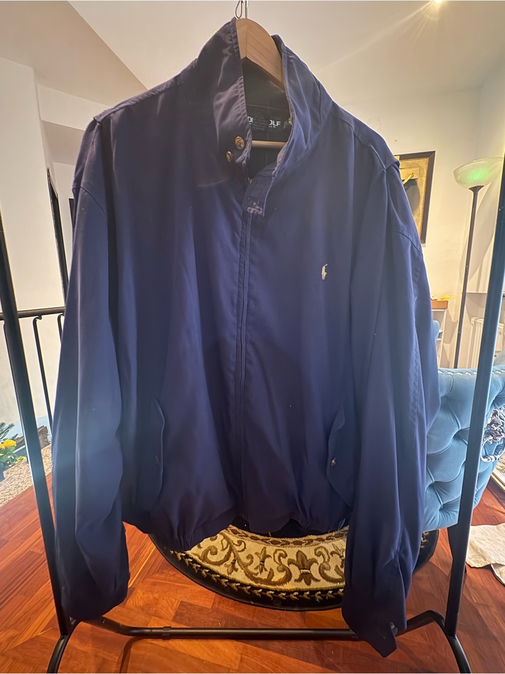 Polo Ralph Lauren Golf Navy Zip Bomber Jacket